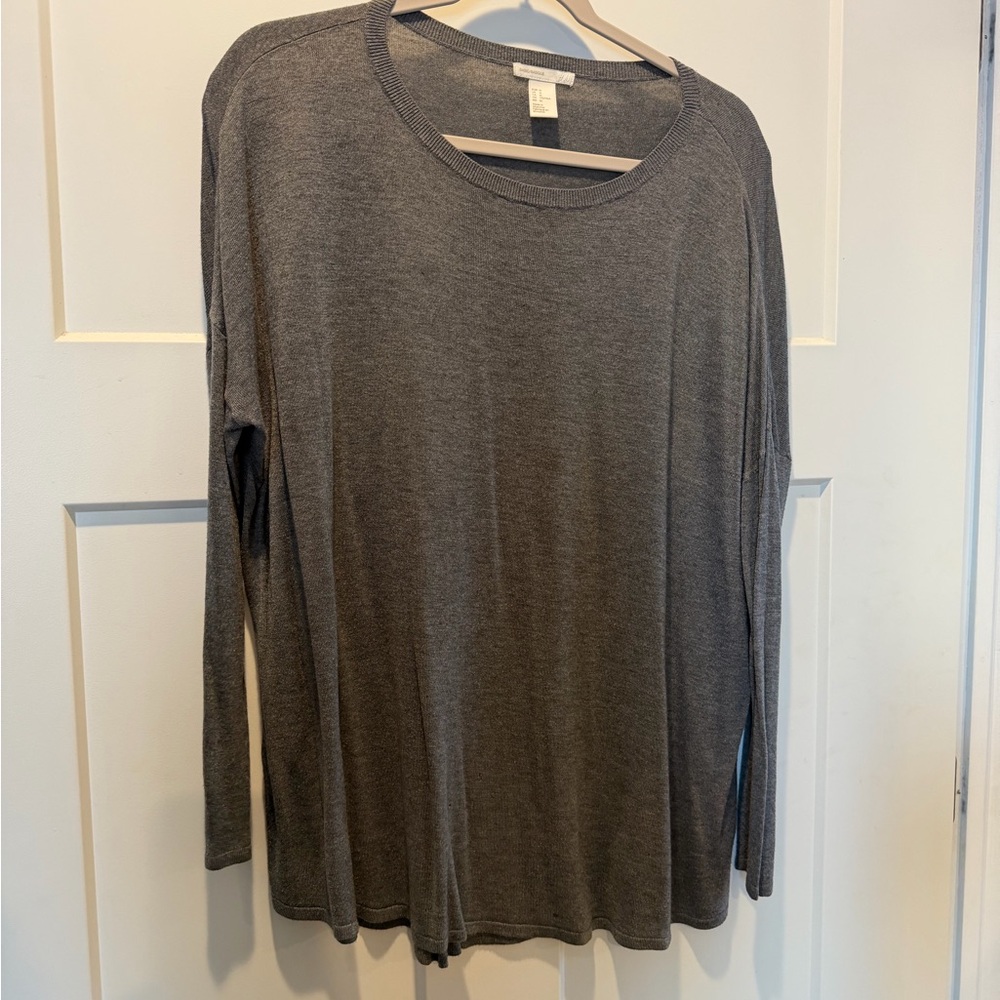 H&M Charcoal Long Sleeve Top